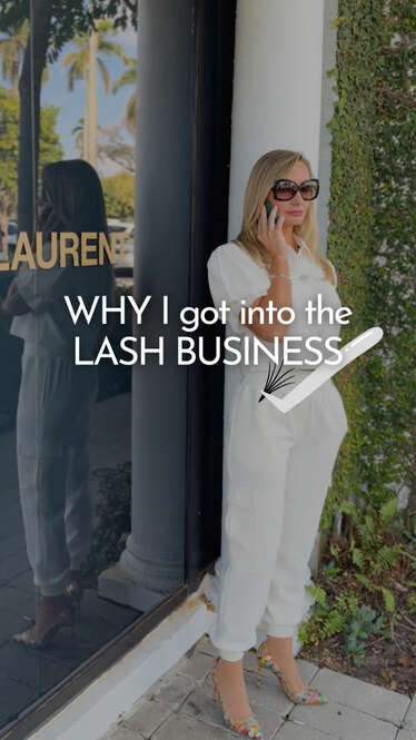 Why Owner, Darby, got into the lash business
